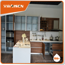Профессиональный деревянный кухонный шкаф для дизайна форм, современный кухонный шкаф, сделанный в Китае
